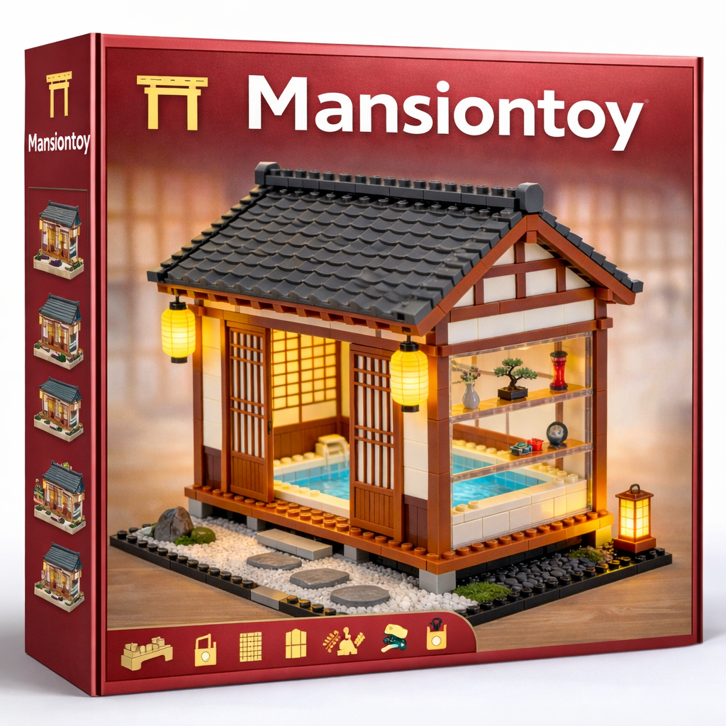 Zen Wooden Retreat Building Set